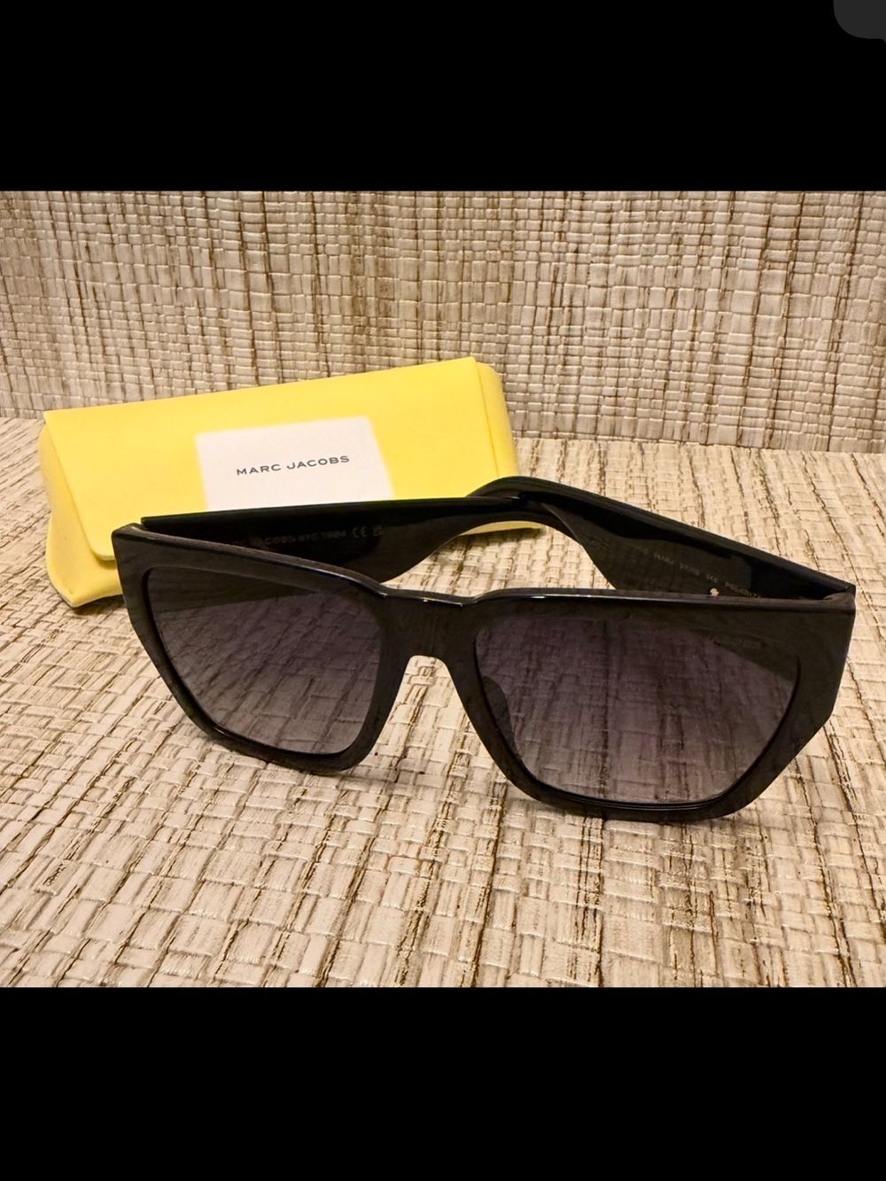 Marc Jacobs Black Sunglasses with Case